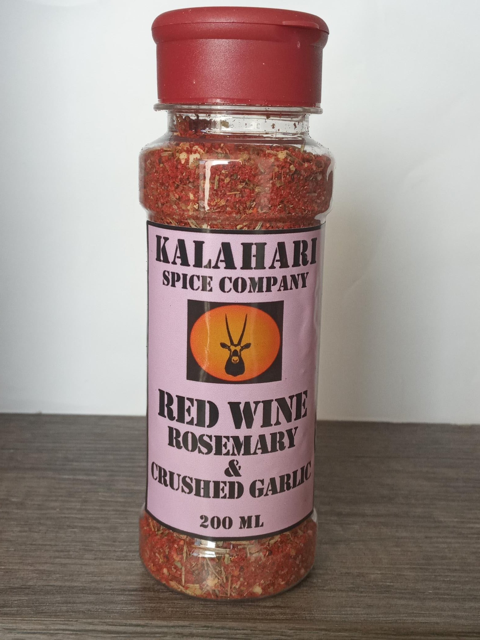 Kalahari Red Wine Rosemary & Crushed Garlic Spice 200ml
